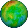 Arctic ozone map for 2024-12-16